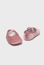 Mayoral Blush Mayoral Velvet Shoes