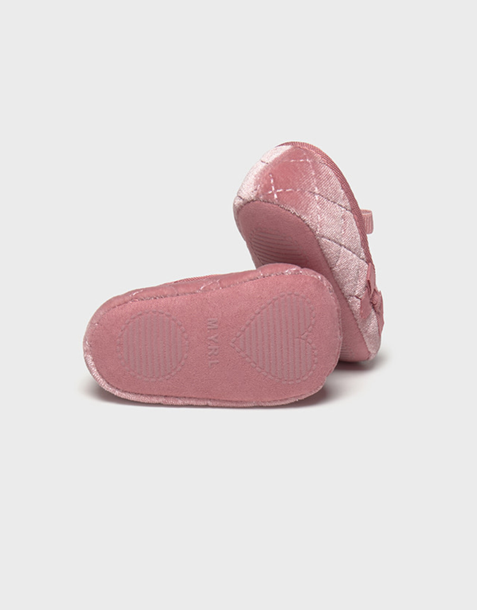 Mayoral Blush Mayoral Velvet Shoes