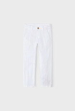 Mayoral White Twill Trousers