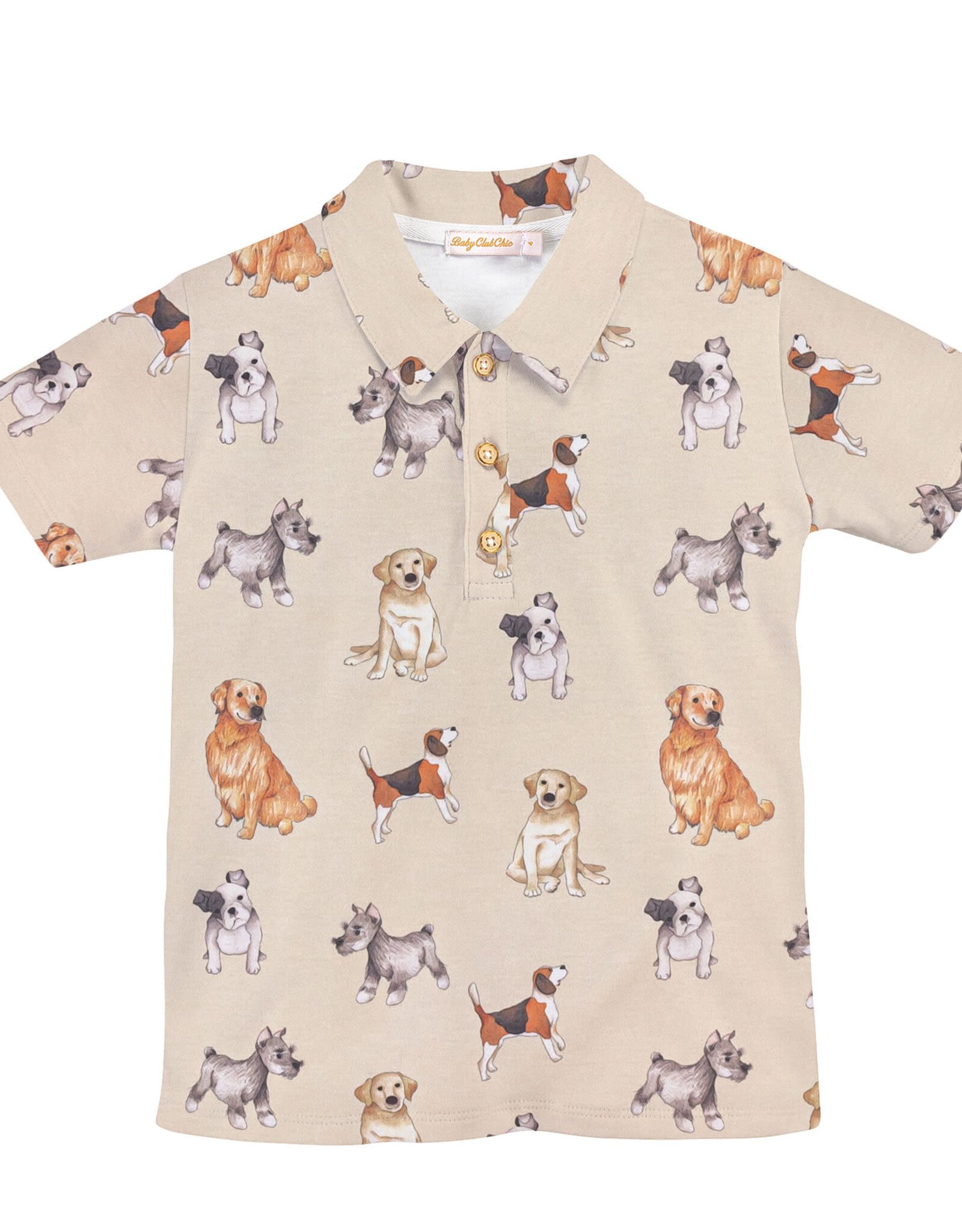 Baby Club Chic Good Puppy Tee with Collar