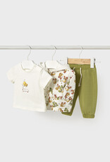 Mayoral Olive Bees 3 Pc Tracksuit