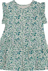 Deux Par Deux Ditsy Blue Organic Top