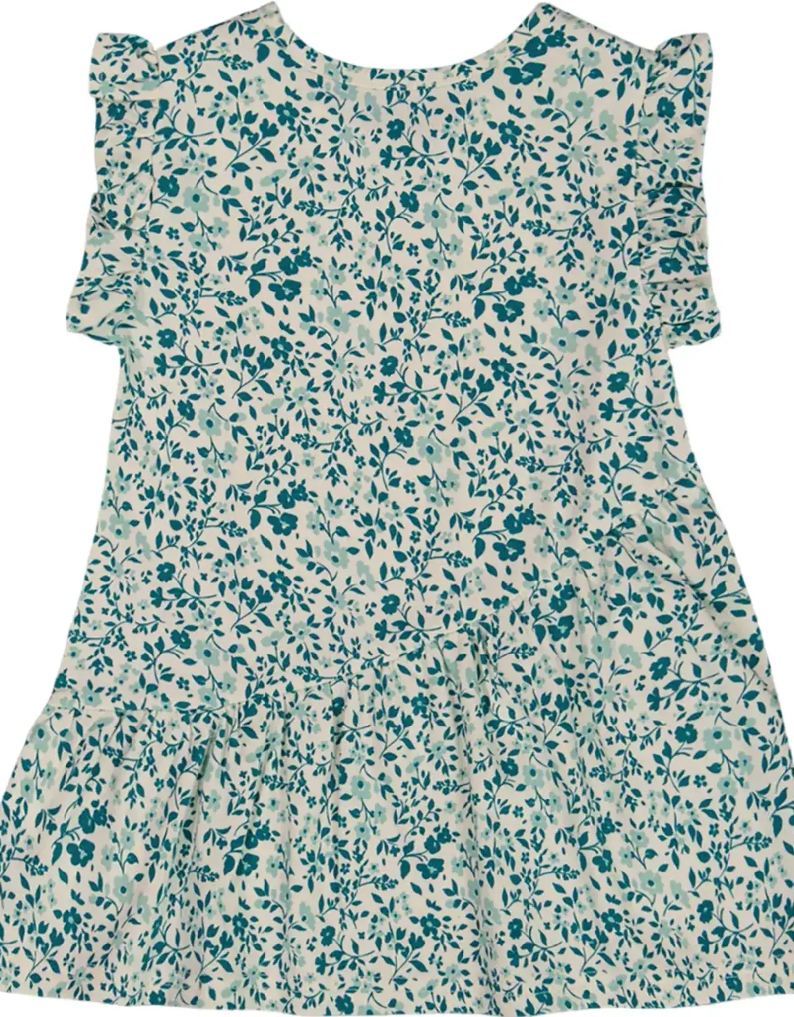 Deux Par Deux Ditsy Blue Organic Top