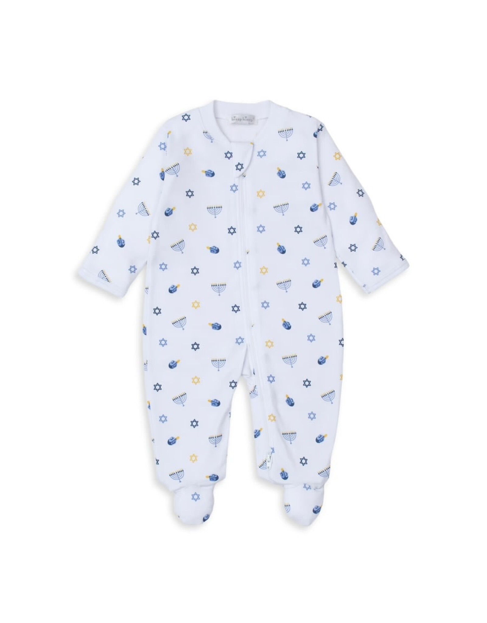 Kissy Kissy My First Hanukkah 20 Zip Footie