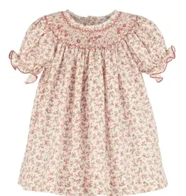Casero Terracotta Floral Smock Bishop