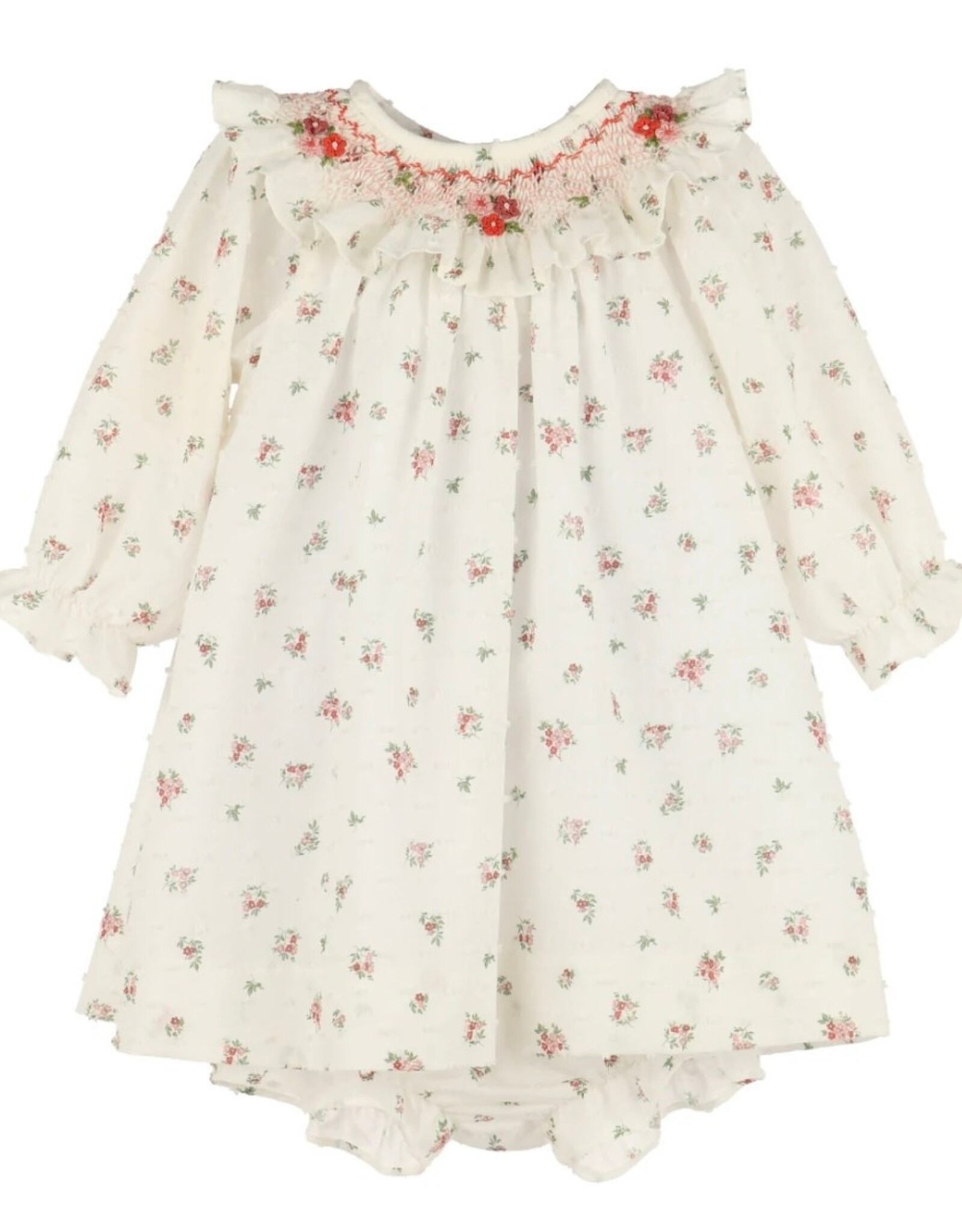 Casero Plumetti Floral Smock Bishop