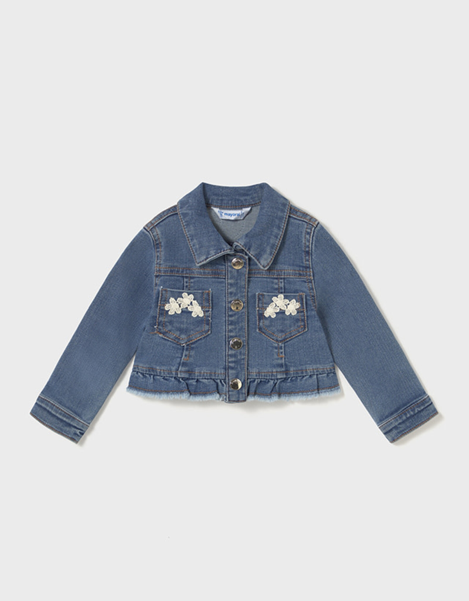 Mayoral Medium Frayed Jean Jacket