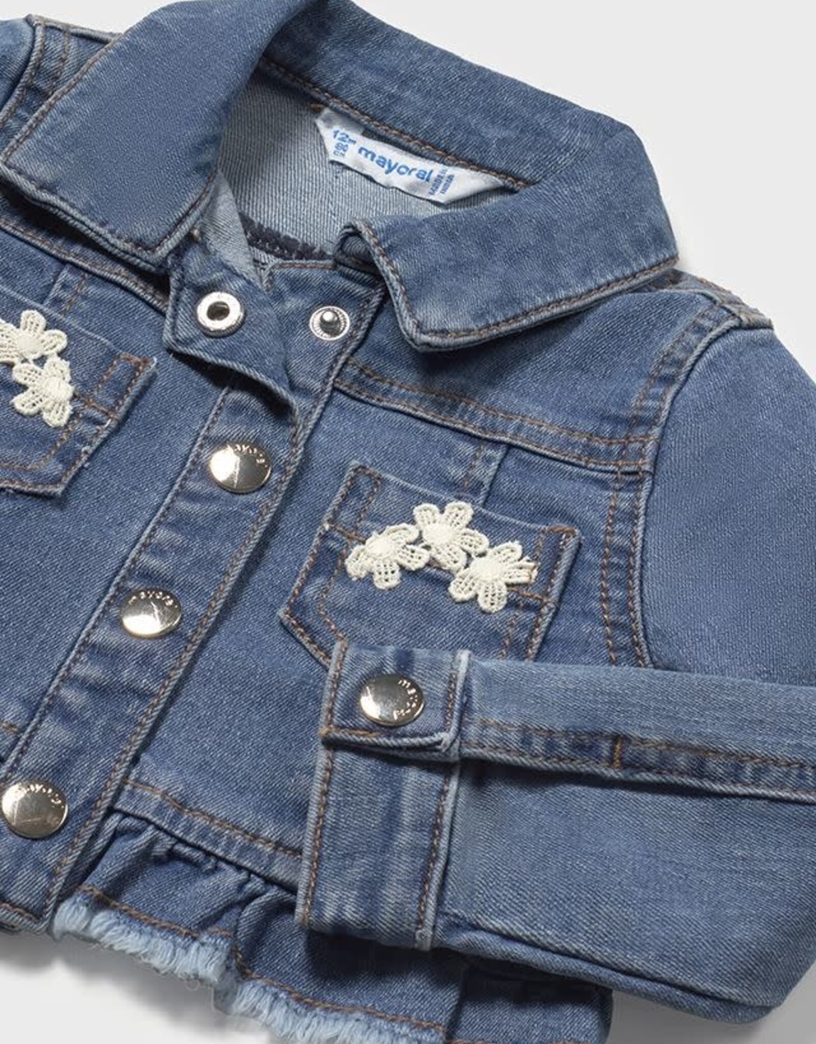 Mayoral Medium Frayed Jean Jacket