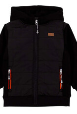 Noruk Noir Quilted Zip Hoodie