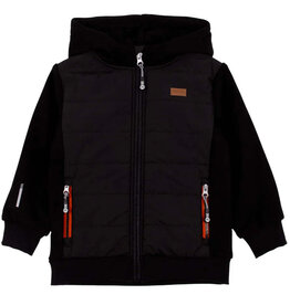 Noruk Noir Quilted Zip Hoodie