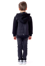 Noruk Noir Quilted Zip Hoodie