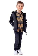 Noruk Noir Quilted Zip Hoodie