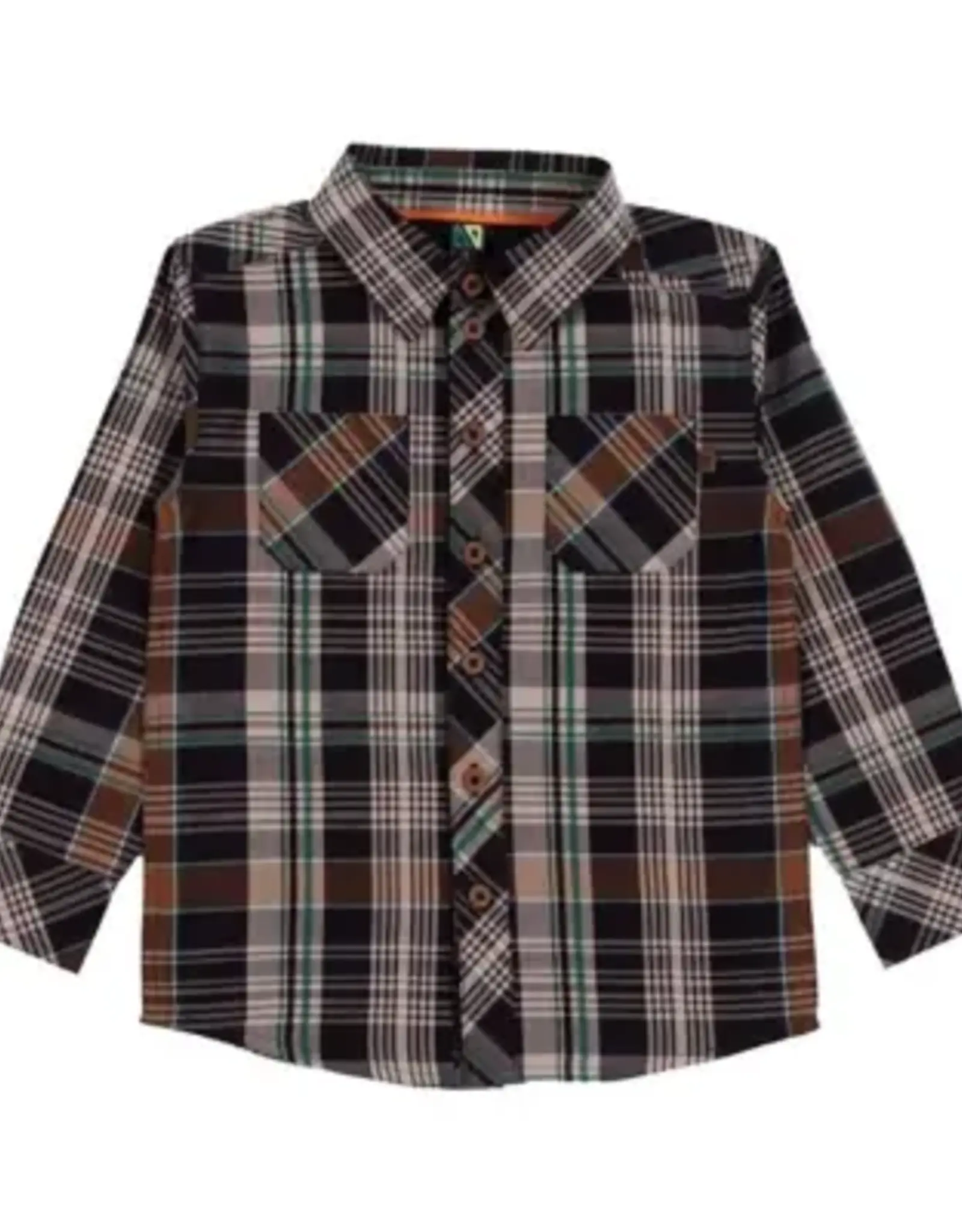 Noruk Navy Plaid Shirt