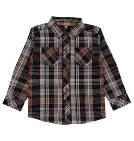 Noruk Navy Plaid Shirt