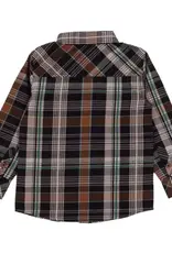 Noruk Navy Plaid Shirt