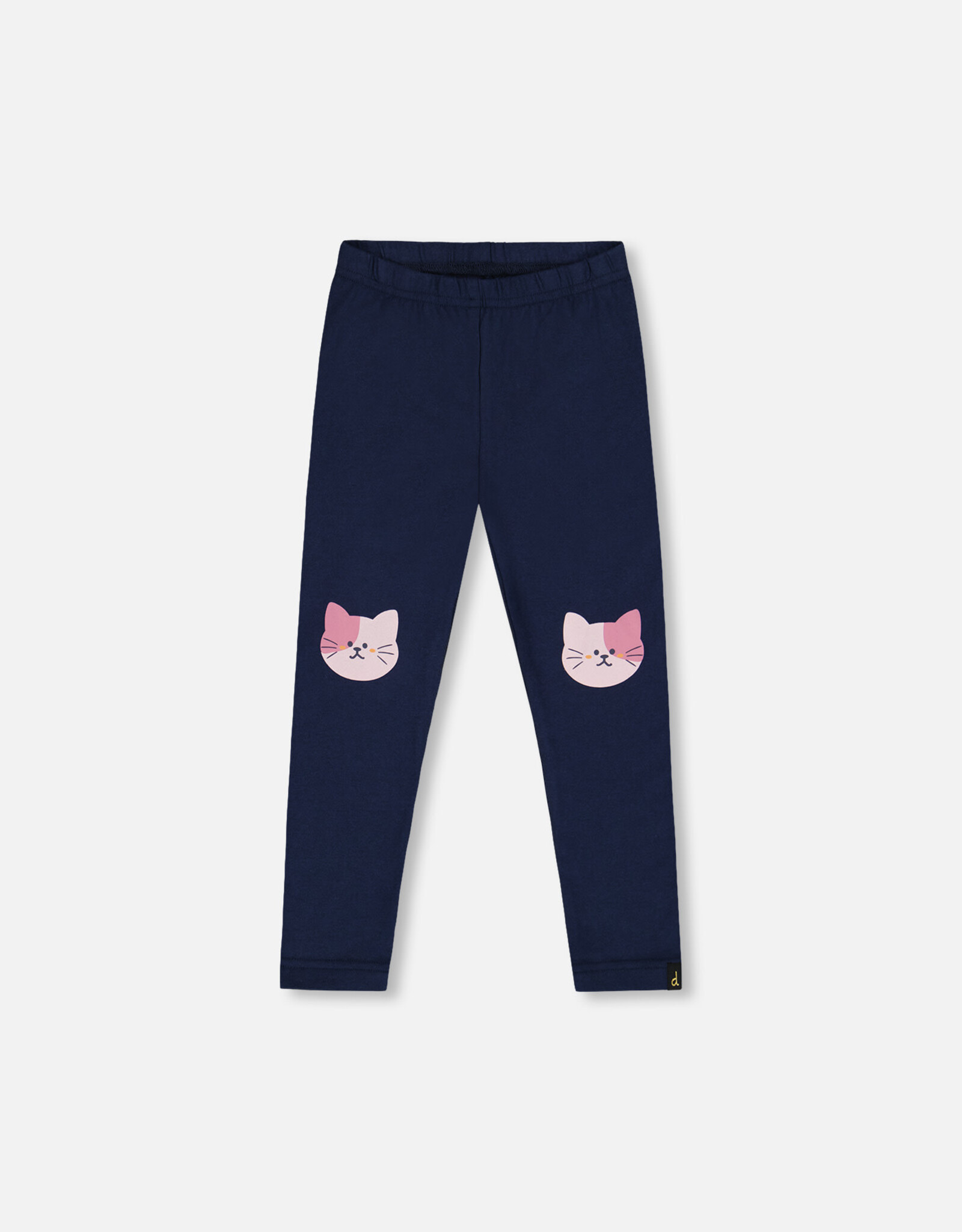 Deux Par Deux Black Cat Knee Leggings
