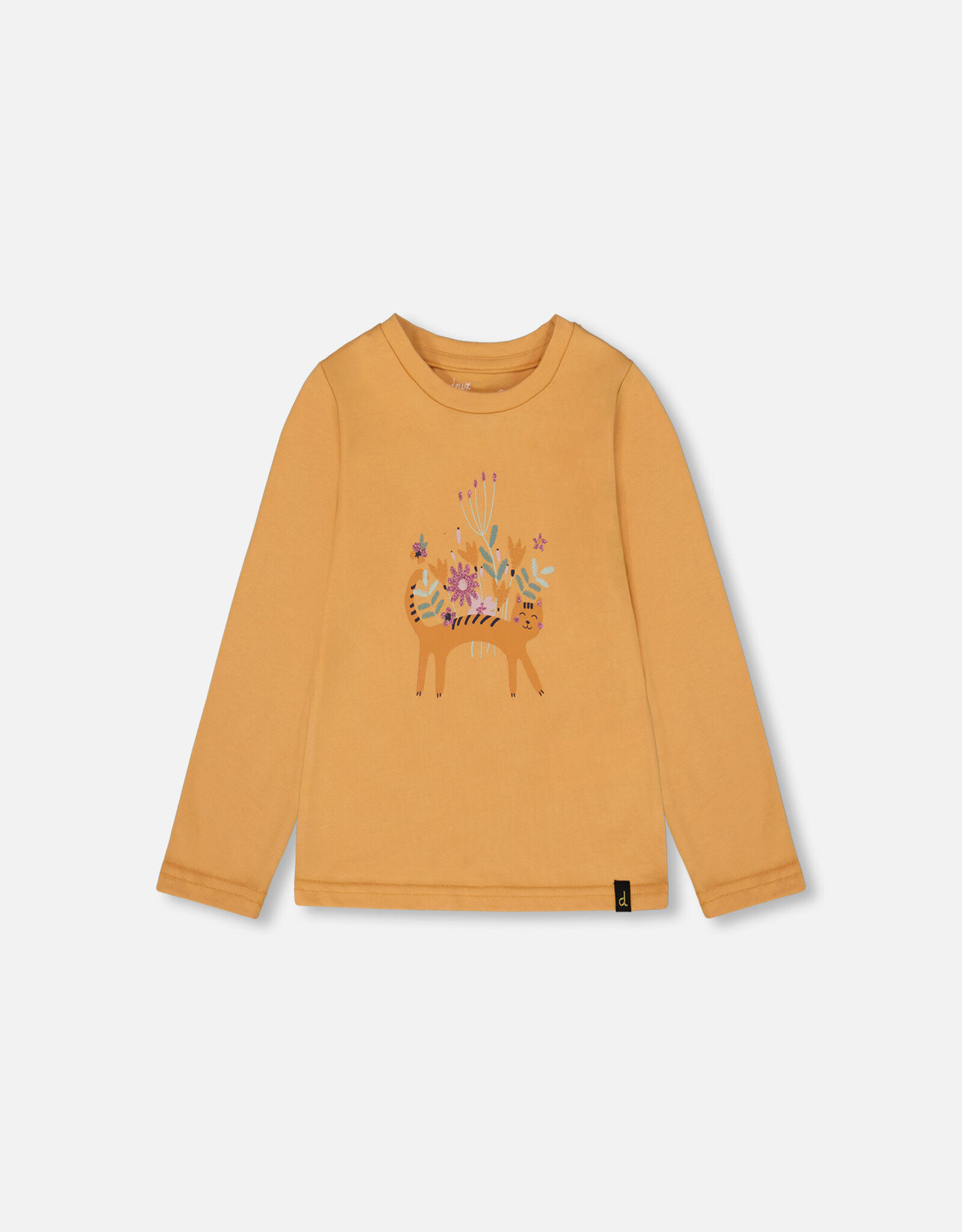 Deux Par Deux Floral Kitten Cotton Shirt