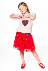 Deux Par Deux Mauve Mom Sweater with Sequens