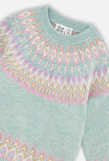 Deux Par Deux Mineral Blue Sweater