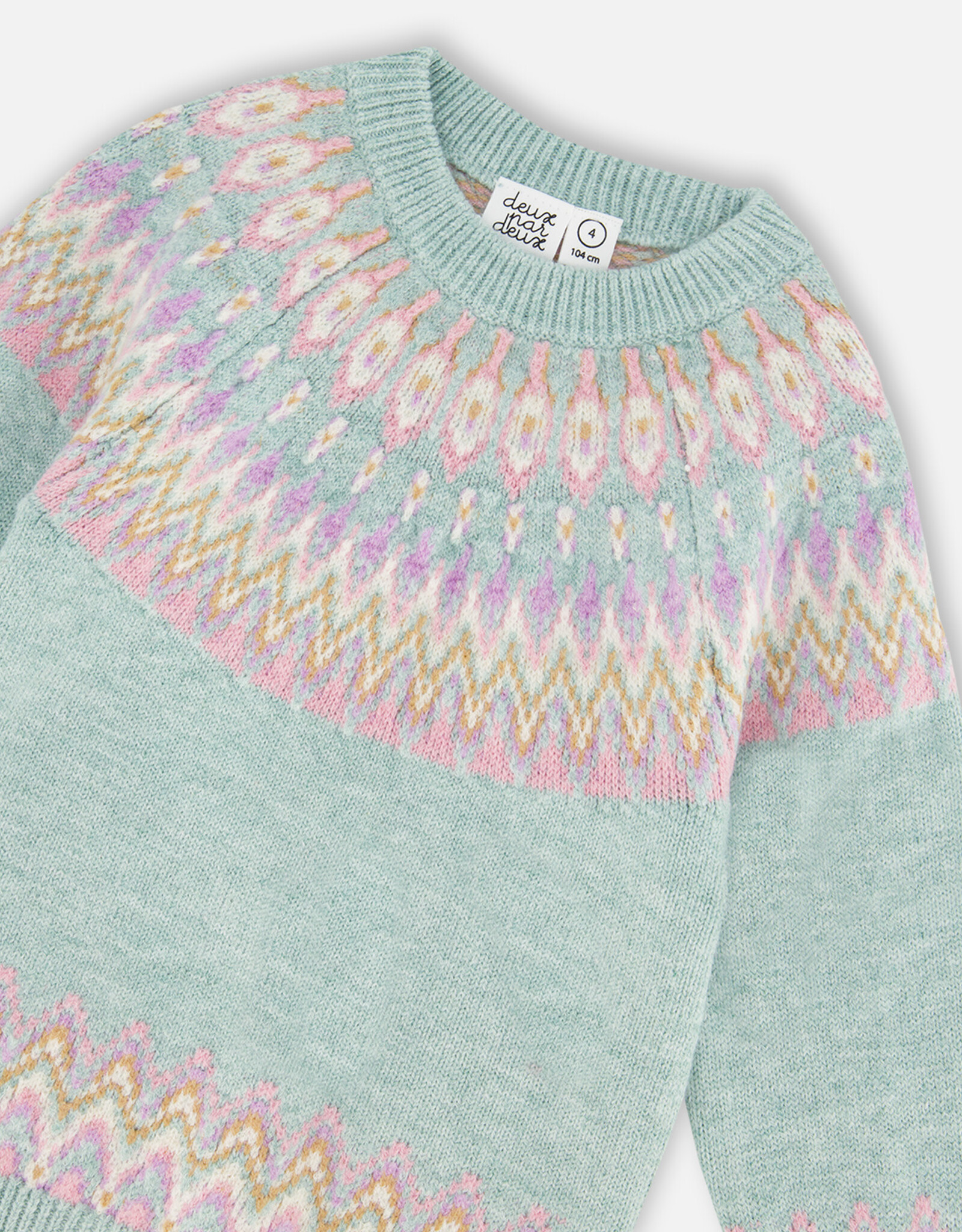 Deux Par Deux Mineral Blue Sweater