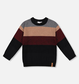 Deux Par Deux Color Block Sweater Boys