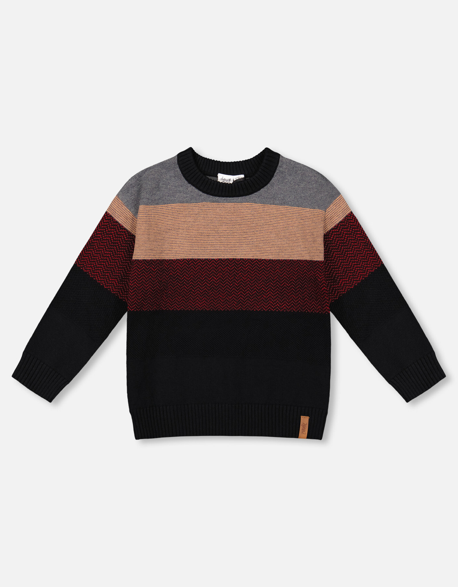 Deux Par Deux Color Block Sweater Boys