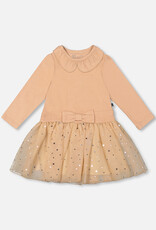 Deux Par Deux Sesame Dress with Glittering Skirt