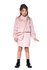 Deux Par Deux Faux Fur Shoulder Bag