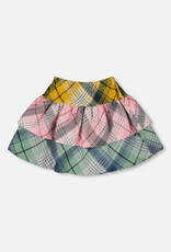 Deux Par Deux Multi Colored Tiered Skirt