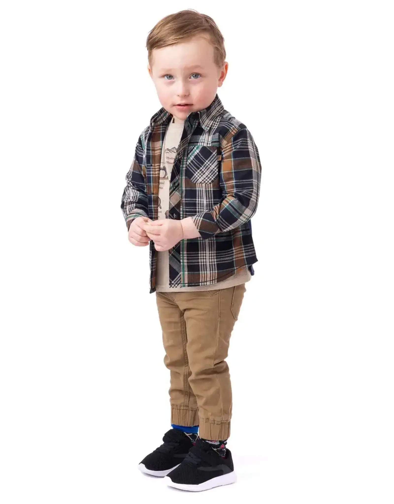 Noruk Baby Navy Plaid