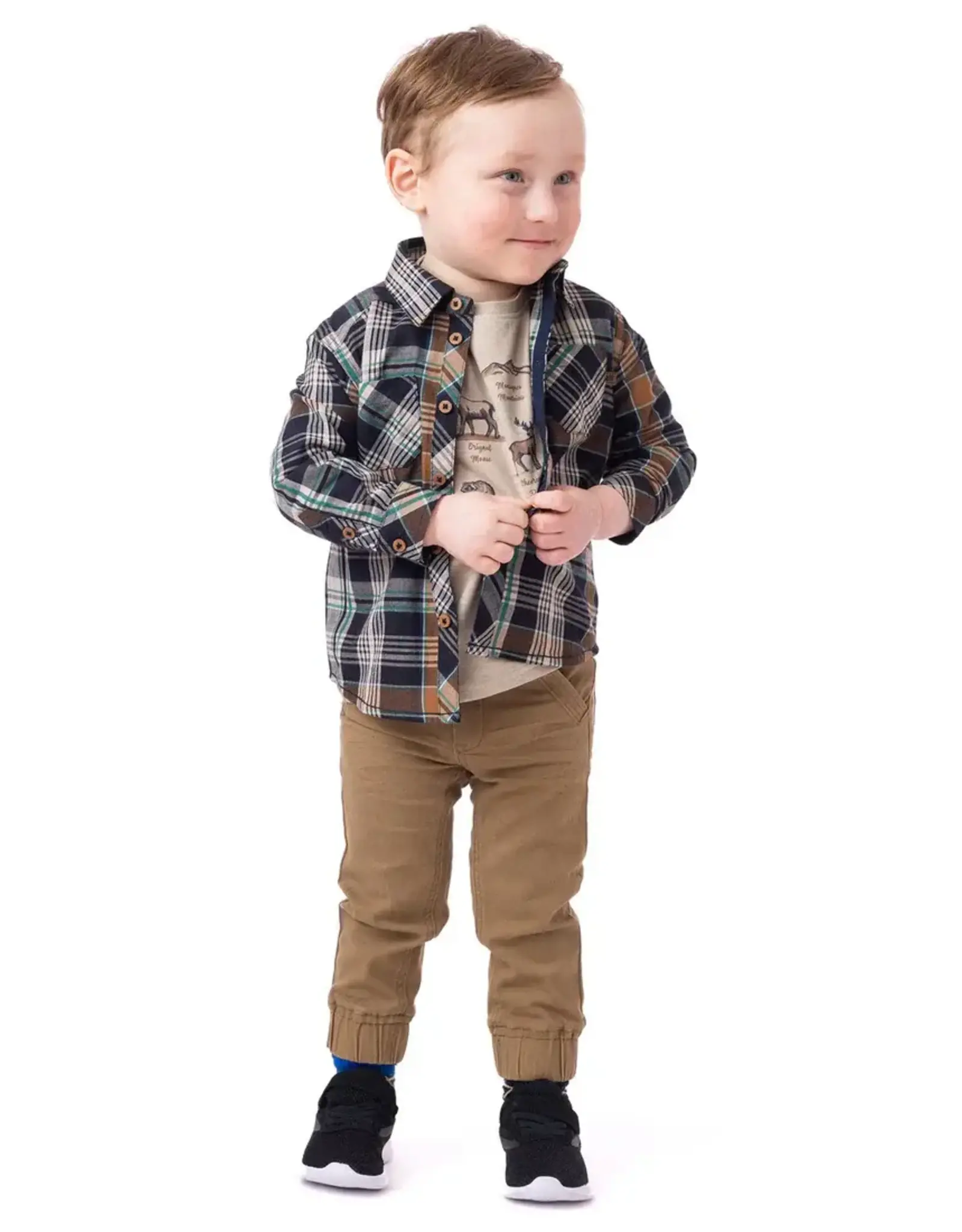 Noruk Baby Navy Plaid