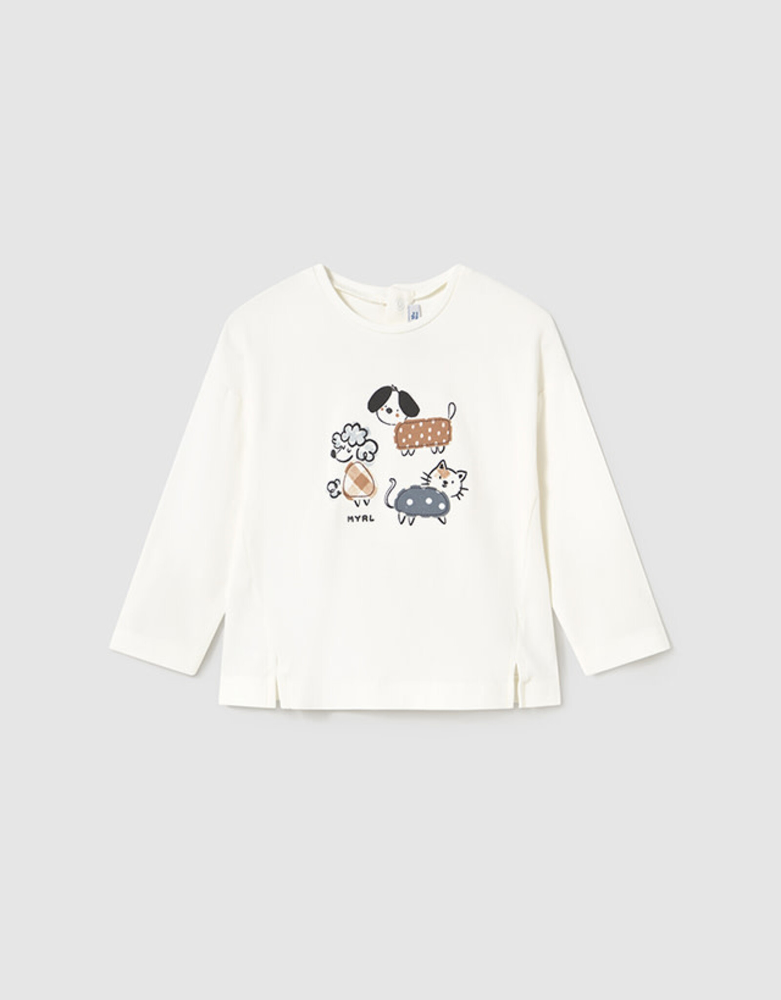 Mayoral Long Sleeve Pets T-Shirt