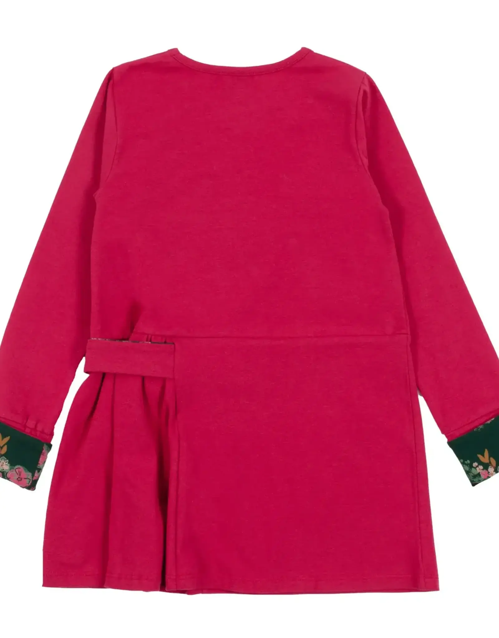 Noruk Magenta Heart Tunic Top