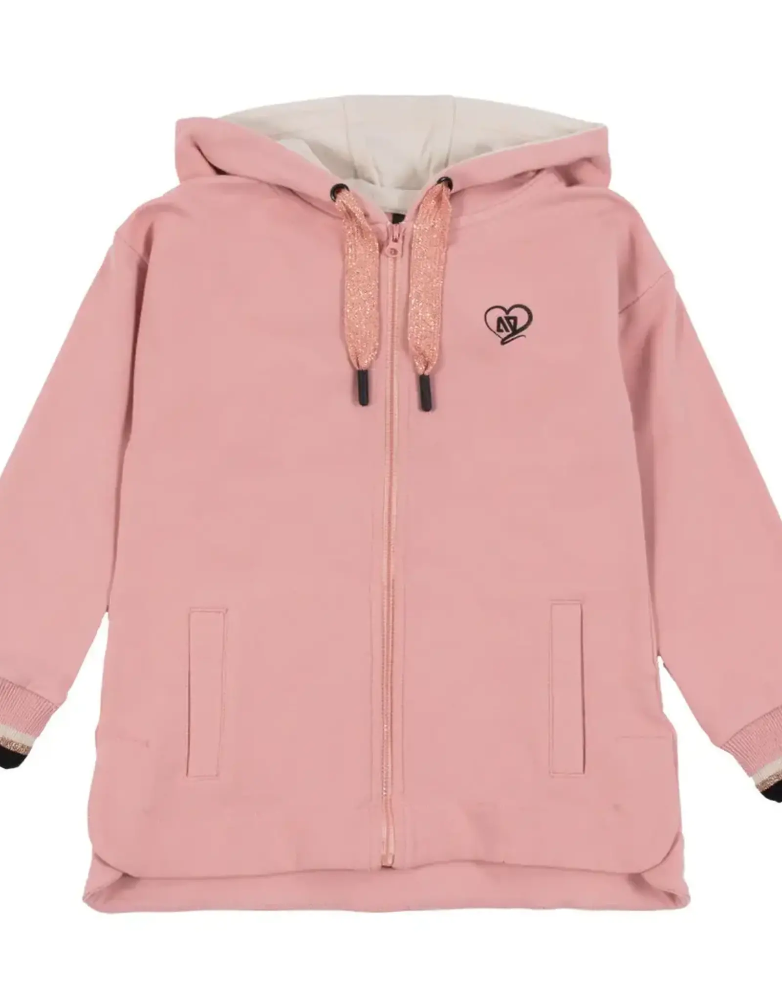 Noruk Lt Coral Zip Hoodie