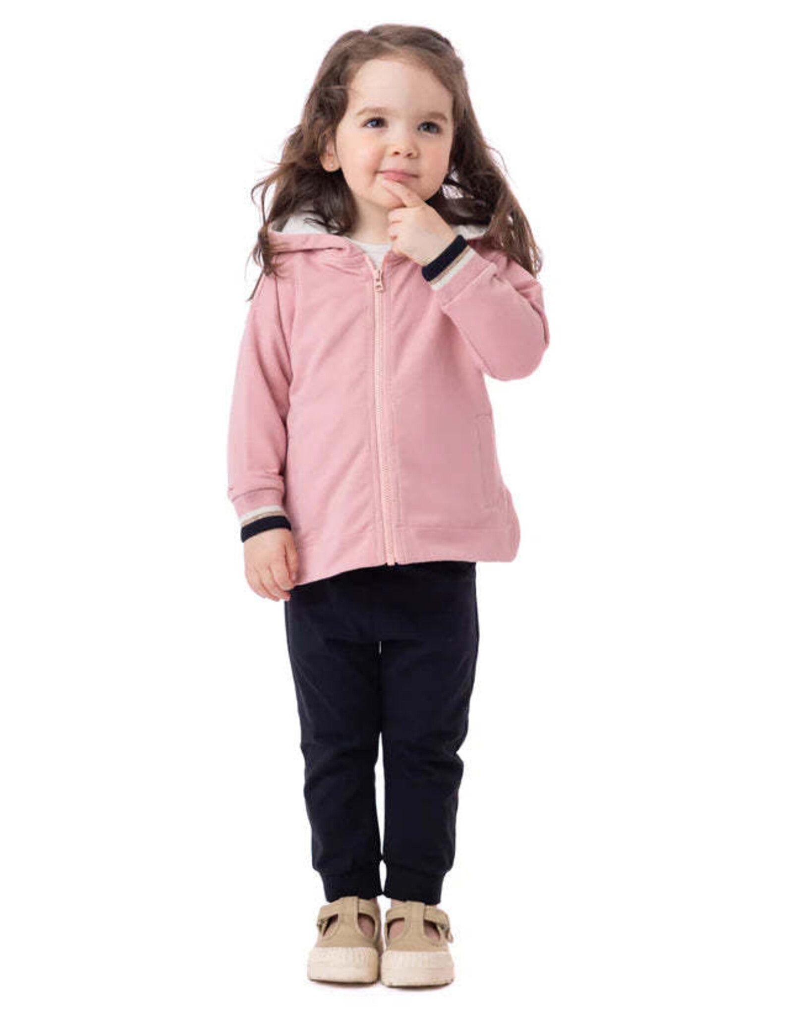 Noruk Baby Lt Coral Zip Hoodie