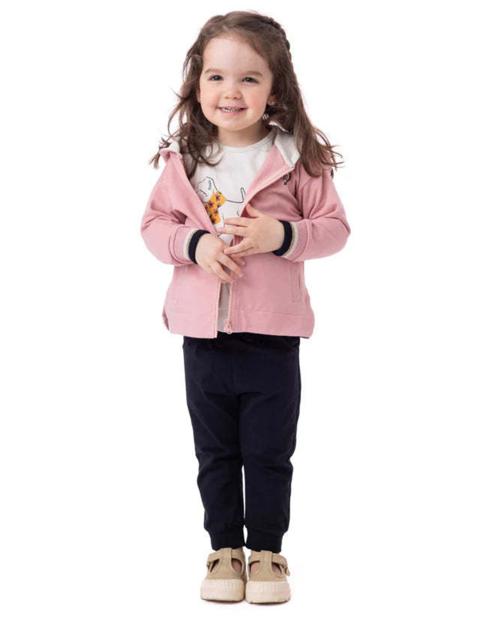 Noruk Baby Lt Coral Zip Hoodie