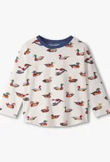 Hatley Decoy Ducks Graphic Tee and Pull On Pant Set