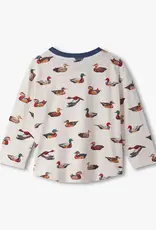 Hatley Decoy Ducks Graphic Tee and Pull On Pant Set