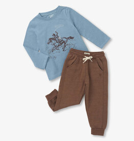 Hatley Ranch Graphic Tee and Jogger Set