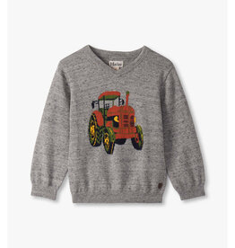 Hatley Tractor V-neck Sweater