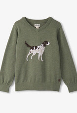 Hatley Hunting Dog V-Neck Sweater
