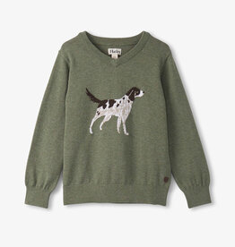 Hatley Hunting Dog V-Neck Sweater