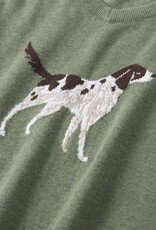 Hatley Hunting Dog V-Neck Sweater