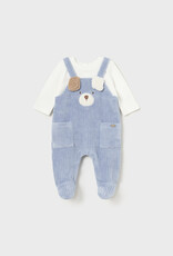 Mayoral Sky Teddy Cord Romper