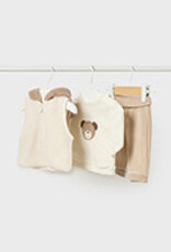 Mayoral Wood Bear 3 Pc Tracksuit