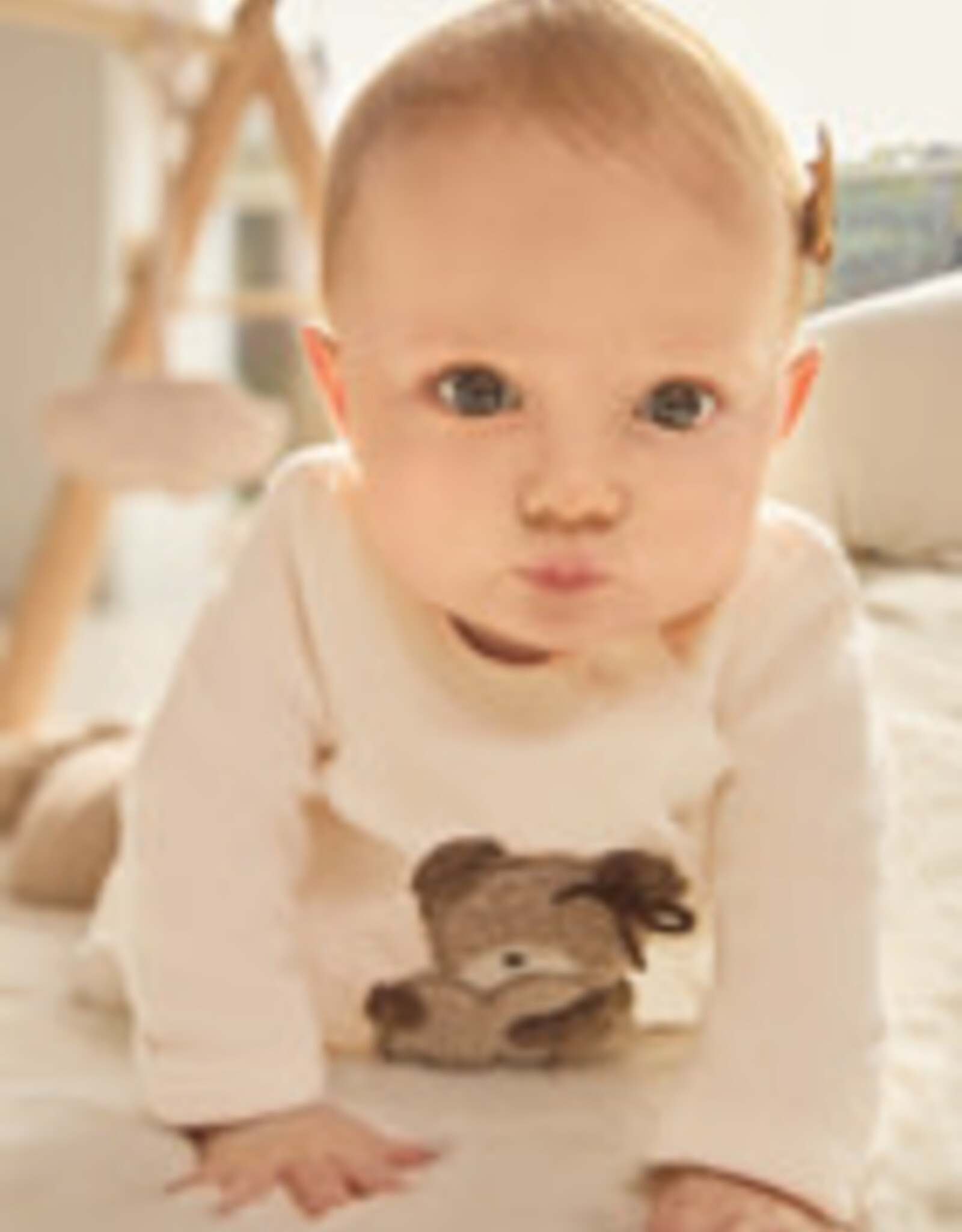 Mayoral Wood Bear Velour Set w/Leg Warmers