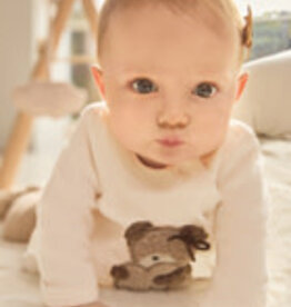 Mayoral Wood Bear Velour Set w/Leg Warmers