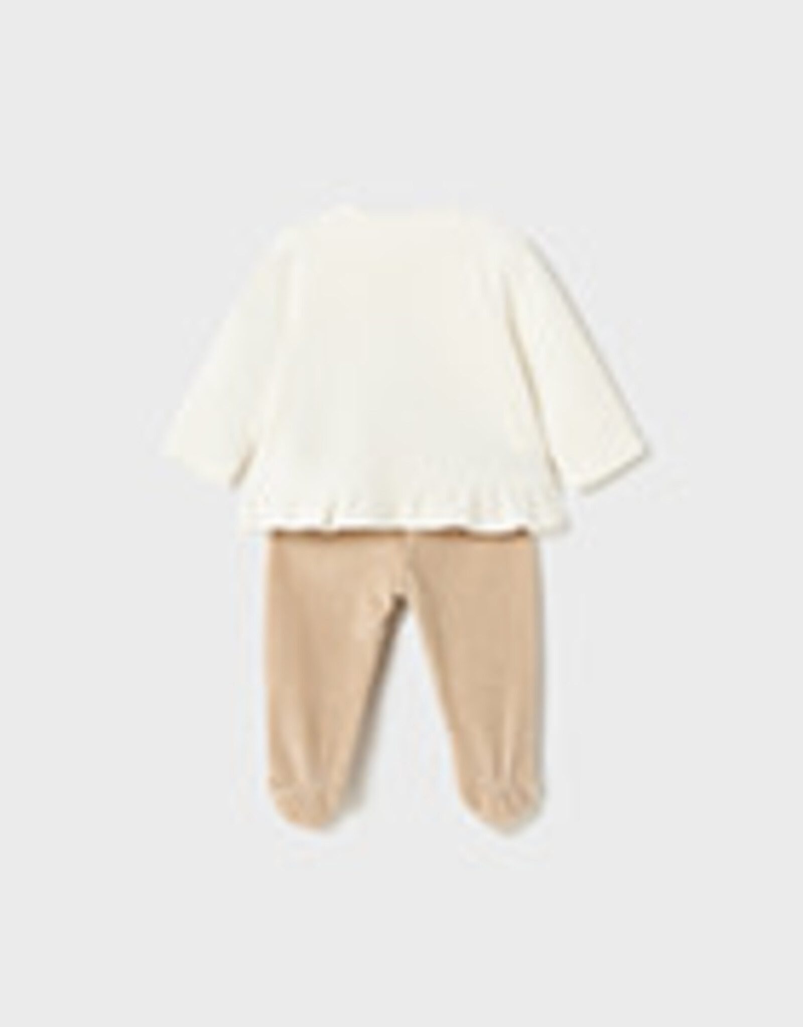 Mayoral Wood Bear Velour Set w/Leg Warmers