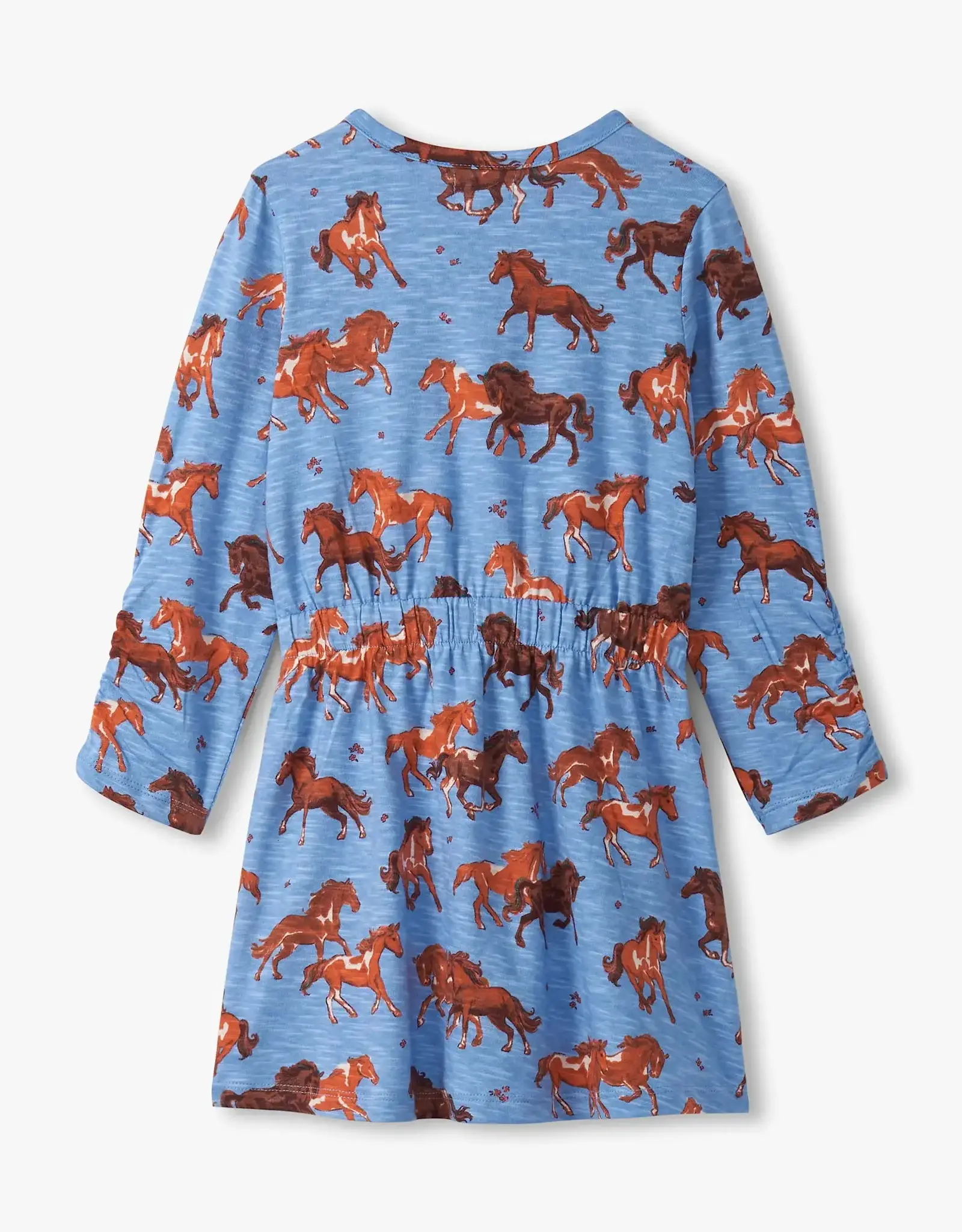 Hatley Tinsel Horses Cinched Waist Dress