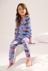 Hatley Tinsel Horses Cotton Pajama Set